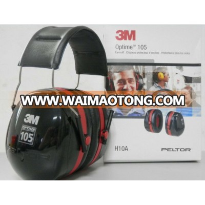 3M Peltor Optime 105 Over-the-Head Earmuff, 3M Hearing Protection Ear Muff H10A