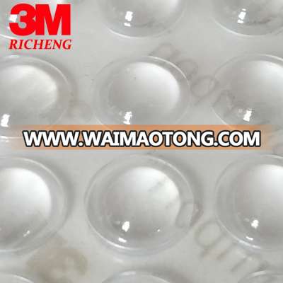 Bumpon Protective Products 3M SJ5302A Clear Round Dot Rubber Sheet, 7.9MM(D)*2.2MM(H), 3000pcs/case