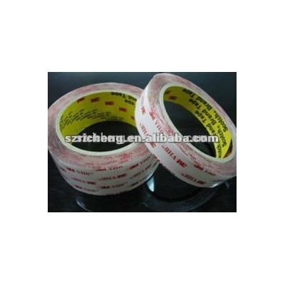 3M 4910 Super Clear Adhesive Tape, Acrylic Foam Double Sided Adhesive/1.0MM Thickness