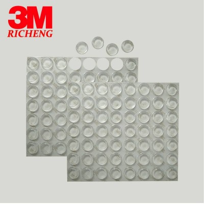 3m Transparent Bumpon Sj5312 Silicone Rubber Feet For Chair Non-slip Shockproof Anti Slip Rubber Mat